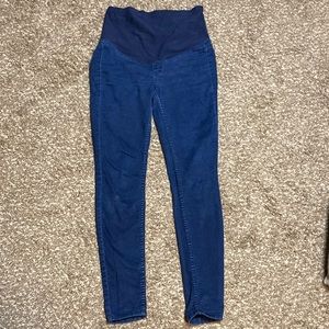 Maternity H&M dark blue skinny jeans